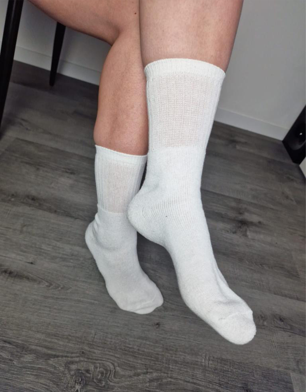 Weiße Socken von Model Lust Chick